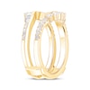 Thumbnail Image 2 of Baguette & Round-Cut Diamond Asymmetric Curve Enhancer Ring 1/2 ct tw 14K Yellow Gold