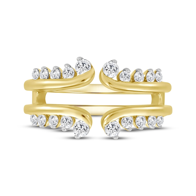 Main Image 3 of Now + Forever Diamond Curved Enhancer Ring 1/2 ct tw 14K Yellow Gold