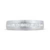 Thumbnail Image 3 of Men's Baguette & Round-Cut Diamond Wedding Band 1/4 ct tw 10K White Gold 5.8mm