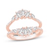 Thumbnail Image 1 of Marquise & Round-Cut Diamond Enhancer Ring 7/8 ct tw 14K Rose Gold