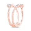 Thumbnail Image 2 of Marquise & Round-Cut Diamond Enhancer Ring 7/8 ct tw 14K Rose Gold