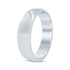 Thumbnail Image 2 of Now + Forever Men's Diamond Diagonal Double-Row Wedding Band 1/10 ct tw 10K White Gold