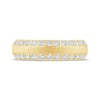 Thumbnail Image 3 of Men's Diamond Two-Row Beveled Wedding Band 1 ct tw 10K Yellow Gold