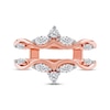 Thumbnail Image 3 of Marquise & Round-Cut Diamond Enhancer Ring 1/2 ct tw 14K Rose Gold