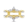 Thumbnail Image 3 of Marquise & Round-Cut Diamond Enhancer Ring 1/2 ct tw 14K Yellow Gold