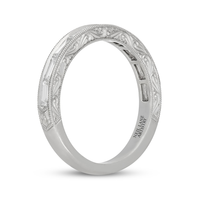 Main Image 2 of Neil Lane Artistry Heritage Baguette-Cut Lab-Grown Diamond Wedding Band 1/2 ct tw Platinum