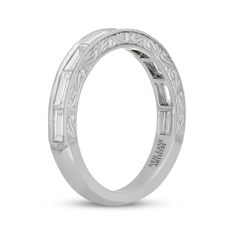 Neil Lane Artistry Heritage Baguette-Cut Lab-Grown Diamond Wedding Band 1 ct tw Platinum