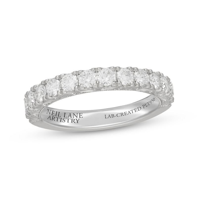 Main Image 1 of Neil Lane Artistry Heritage Lab-Grown Diamond Wedding Band 1 ct tw Platinum