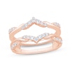 Thumbnail Image 1 of Diamond Chevron Enhancer Ring 1/3 ct tw 14K Rose Gold