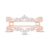 Thumbnail Image 3 of Diamond Chevron Enhancer Ring 1/3 ct tw 14K Rose Gold