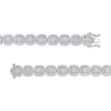 Thumbnail Image 3 of Multi-Diamond Cushion Link Bracelet 5 ct tw 10K White Gold 7&quot;