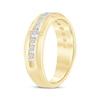 Thumbnail Image 2 of Men's Diamond Channel Wedding Band 1 ct tw 10K Yellow Gold