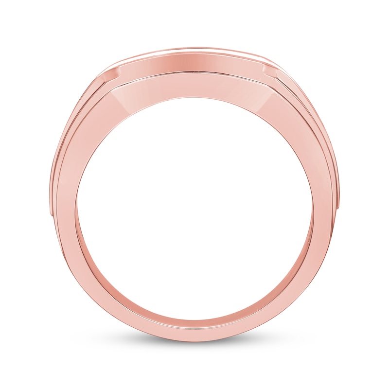 Men's Diamond Wedding Band 1/2 ct tw 10K Rose Gold | Kay