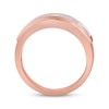 Thumbnail Image 3 of Men's Diamond Five-Stone Wedding Band 1 ct tw 10K Rose Gold