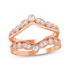 Thumbnail Image 1 of Diamond Milgrain Enhancer Ring 1/2 ct tw 14K Rose Gold