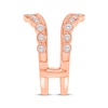 Thumbnail Image 2 of Diamond Milgrain Enhancer Ring 1/2 ct tw 14K Rose Gold