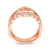 Thumbnail Image 3 of Diamond Milgrain Enhancer Ring 1/2 ct tw 14K Rose Gold