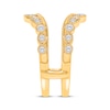 Thumbnail Image 2 of Diamond Milgrain Enhancer Ring 1/2 ct tw 14K Yellow Gold