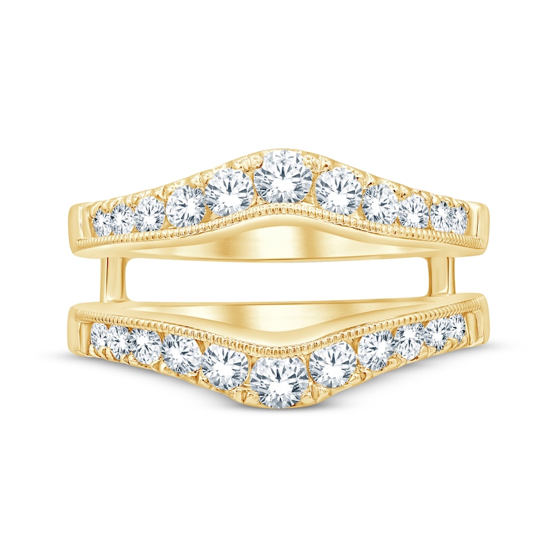 Main Image 3 of Diamond Vintage-Style Enhancer Ring 1 ct tw 14K Yellow Gold