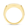 Thumbnail Image 2 of Men's Diamond Wedding Band 1 ct tw 10K Yellow Gold