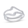 Thumbnail Image 1 of Now + Forever Diamond Bypass Enhancer Ring 1/3 ct tw 14K White Gold