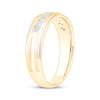 Thumbnail Image 2 of Men's Diamond Nine-Stone Wedding Band 1/2 ct tw 10K Yellow Gold