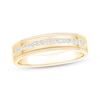 Thumbnail Image 1 of Men's Diamond Milgrain Wedding Band 1/4 ct tw 10K Yellow Gold