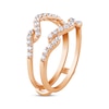 Thumbnail Image 2 of Diamond Wavy Enhancer Ring 1/2 ct tw 14K Rose Gold