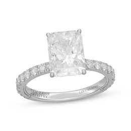 Neil Lane Artistry Radiant-Cut Lab-Grown Diamond Engagement Ring 3-5/8 ct tw 14K White Gold