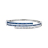 Thumbnail Image 1 of Le Vian Good Karma Denim Ombré® Bypass Bangle Bracelet 14K Vanilla Gold