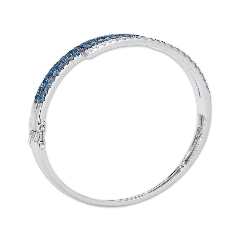 Main Image 3 of Le Vian Good Karma Denim Ombré® Bypass Bangle Bracelet 14K Vanilla Gold