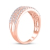 Thumbnail Image 2 of Diamond Anniversary Ring 1/2 ct tw 14K Rose Gold