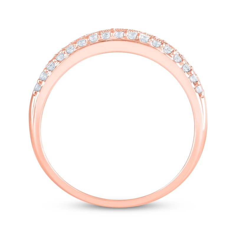 Main Image 4 of Diamond Anniversary Ring 1/2 ct tw 14K Rose Gold