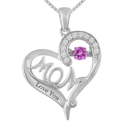 Unstoppable Love Family & Mother's Pendant (1 Stone and Line)