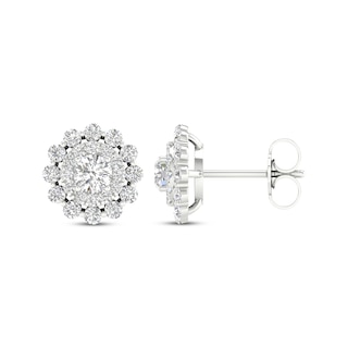 Radiant Reflections Earrings 1/5 ct tw Diamonds Sterling Silver