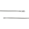 Thumbnail Image 3 of Solid Diamond-Cut Box Chain Necklace 3mm Sterling Silver 24&quot;