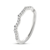 Thumbnail Image 2 of THE LEO First Light Diamond Contour Wedding Band 1/5 ct tw 14K White Gold