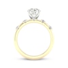 Thumbnail Image 2 of Lab-Grown Diamonds by KAY Round-Cut Engagement Ring 1-5/8 ct tw 14K Two-Tone Gold