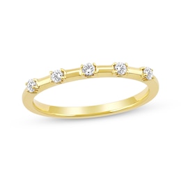 Lab-Grown Diamonds by KAY Wedding Band 1/6 ct tw 14K Yellow Gold