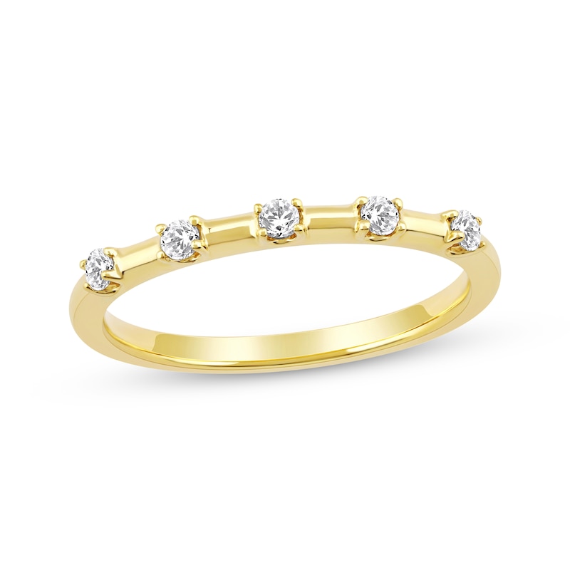 Main Image 1 of Lab-Grown Diamonds by KAY Wedding Band 1/6 ct tw 14K Yellow Gold