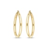 Thumbnail Image 2 of Polished Round Tube Hoop Earrings 10K Yellow Gold 40mm