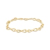 Thumbnail Image 0 of Hollow Infinity Twist Bracelet 10K Yellow Gold 8"