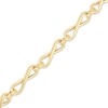 Thumbnail Image 1 of Hollow Infinity Twist Bracelet 10K Yellow Gold 8"