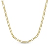 Thumbnail Image 1 of Hollow Open Box Link Chain Necklace 3.3mm 10K Yellow Gold 22&quot;