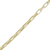 Thumbnail Image 2 of Hollow Open Box Link Chain Necklace 3.3mm 10K Yellow Gold 22&quot;