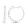 Thumbnail Image 0 of Diamond Hoop Earrings 1/2 ct tw Sterling Silver