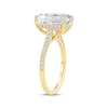 Thumbnail Image 1 of Lab-Created Diamonds by KAY Emerald-Cut Engagement Ring 4-1/3 ct tw 14K Yellow Gold