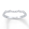 Thumbnail Image 1 of THE LEO Diamond Wedding Band 1/5 ct tw Round-cut 14K White Gold