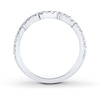 Thumbnail Image 2 of THE LEO Diamond Wedding Band 1/5 ct tw Round-cut 14K White Gold