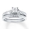 Thumbnail Image 0 of Diamond Bridal Set 1/2 carat tw 10K White Gold